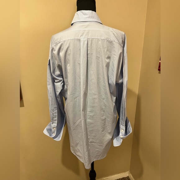 Rachel Comey Adair Oxford Blouse in Sky Blue, size 4 - Picture 6 of 11